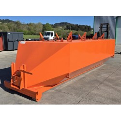 Benne calorifugée pour le transport d'enrobé