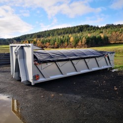 benne TP monocoque avec bache