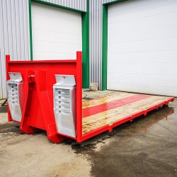 Plateau porte engin à chemin de roulement bois