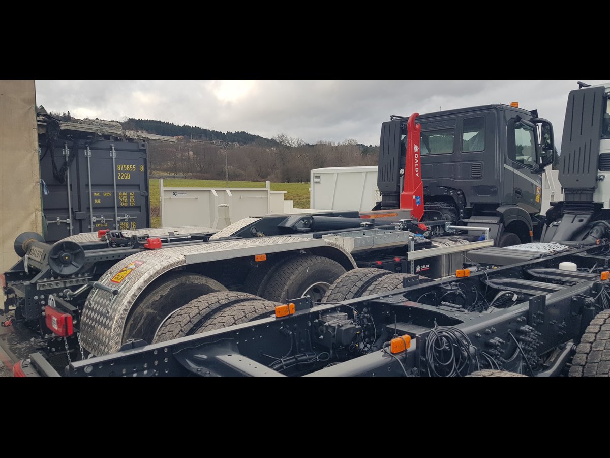 Janvier 2025 : Bras Dalby XHM3 PC sur camion IVECO Janvier 2025 : Bras Dalby XHM3 PC sur camion IVECO