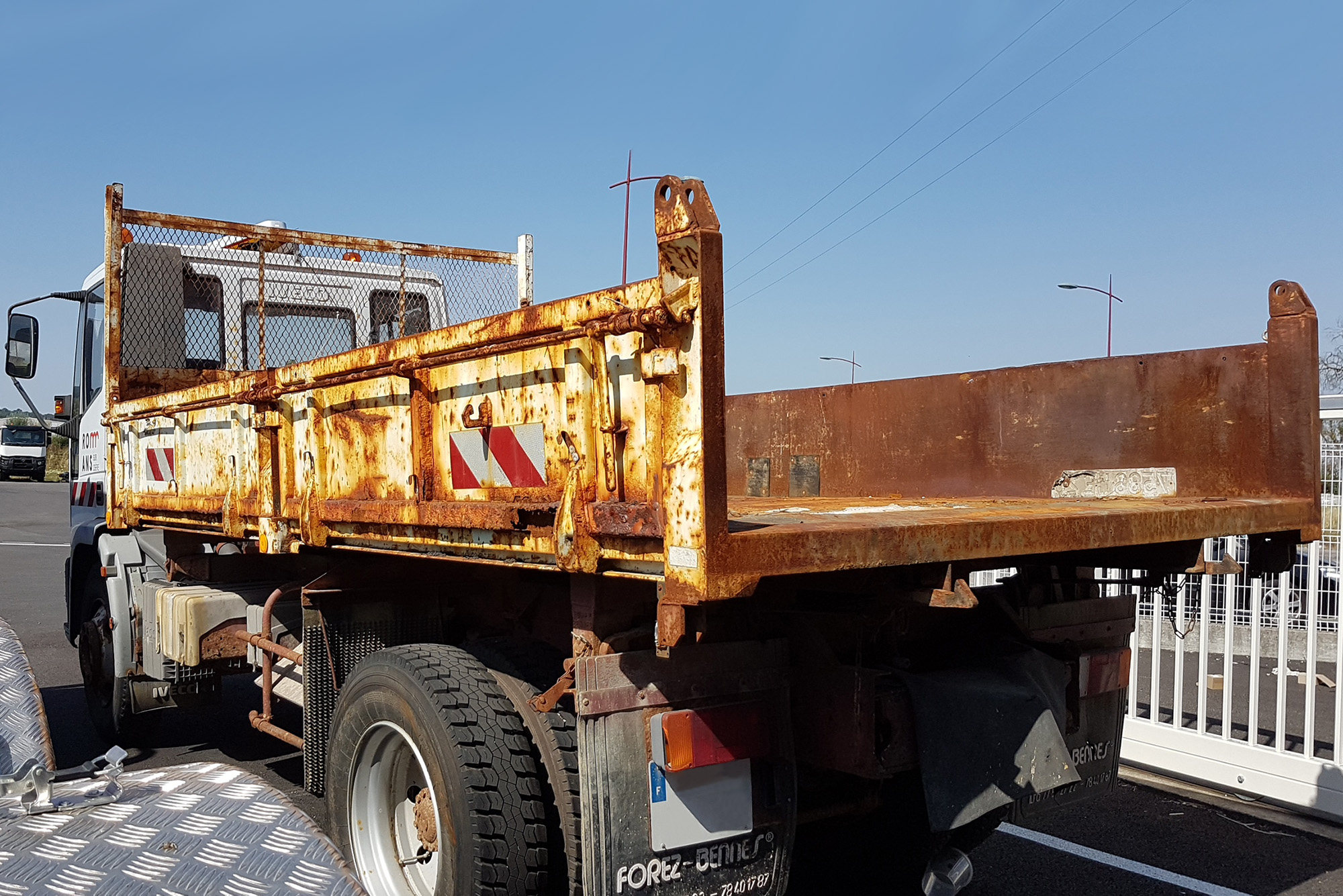 camion avant restauration